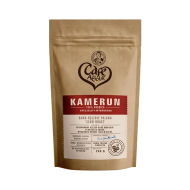 Kawa mielona ręcznie palona 100% Arabica Kamerun 250 g