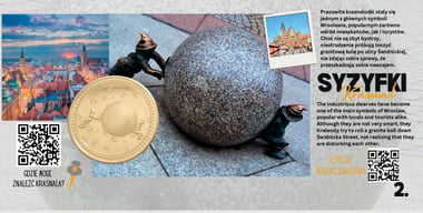 Blistr s moneta Wroclawskie Krasnale 2