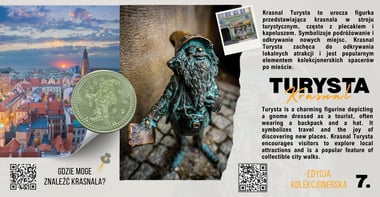Blistr z moneta Wroclawskie Krasnale 7
