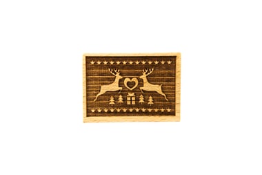 MAGICZNE ŚWIĘTA - stempel grawerowany do ciasta, rozmiar 50 x 70 mm