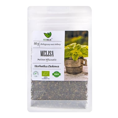 Herbatka Melisa ekologiczny susz ziołowy BIO 80 g