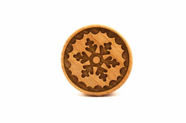 SNIEŻYNKA - stempel grawerowany do ciasta, rozmiar 60 x 60 mm